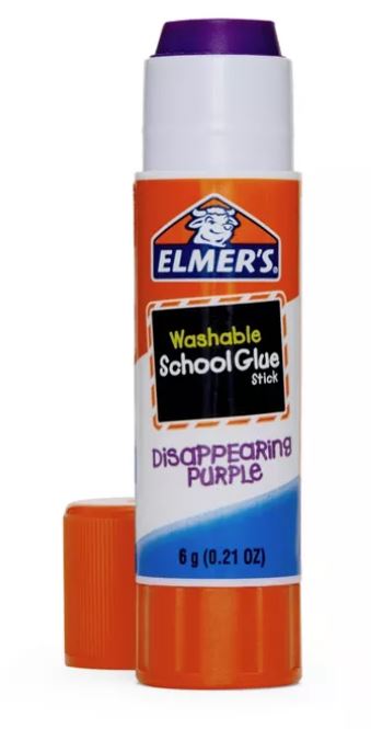 Elmer's 28pk Washable School Glue Sticks - Disappearing Purple