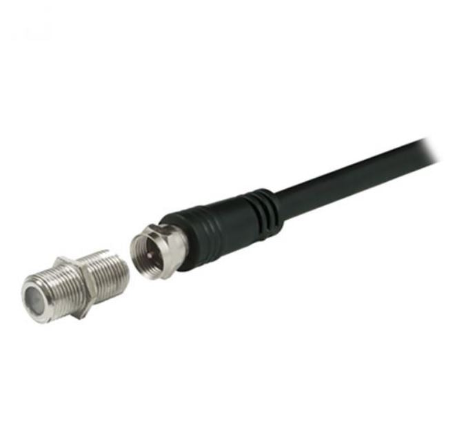 Philips RG6 Coax Extension Adapters 2pk - Gray