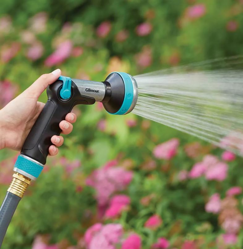 Gilmour Swivel Connect Watering Thumb Control Nozzle Heavy Duty
