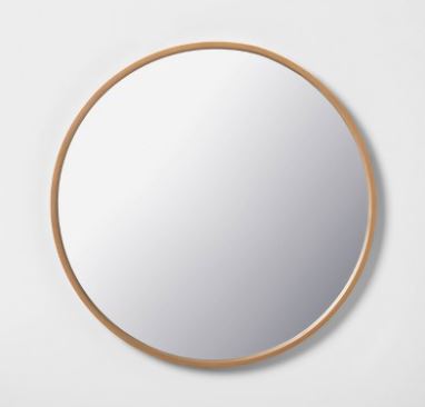 30" Round Framed Mirror Natural - Hearth & Hand with Magnolia