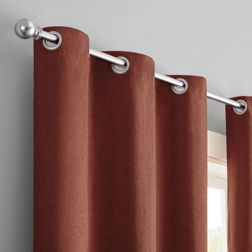 84"x42" Windsor Blackout Curtain Panel Burnt Henna - Eclipse