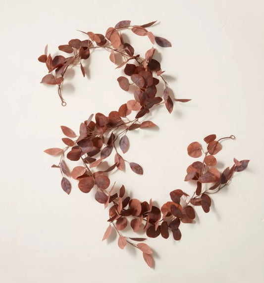 6' Faux Rusted Eucalyptus Plant Garland - Hearth & Hand with Magnolia