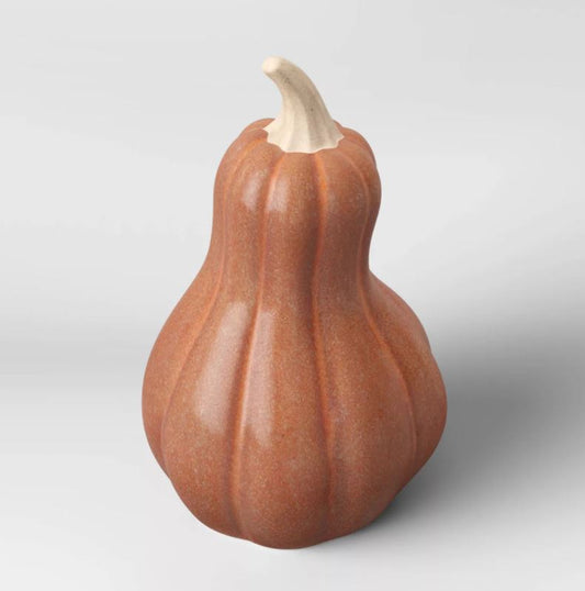 Medium Ceramic Pumpkin/Gourd Orange - Threshold™