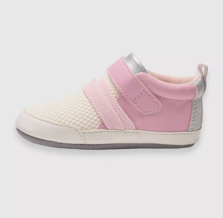 Baby Girls' Ro+Me by Robeez Jill Athletic Sneakers - Pink 12-18M