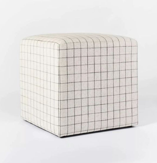 Lynwood Square Upholstered Cube - Threshold™ designed with Studio McGee