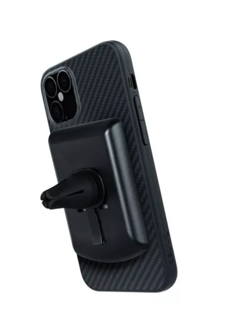 Evutec Apple iPhone 12 Mini Karbon Case with Car Vent Mount - Black